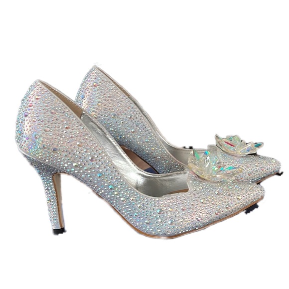 Cinderella Pumps Bridal Wedding Party holiday Shoes - Picture 5 of 13